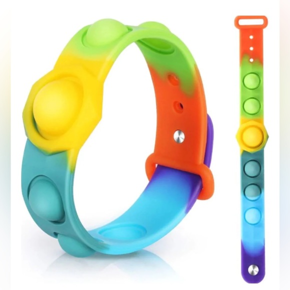 Pop Pop Fidget Bracelet 2 pack - Picture 2 of 4